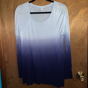 Blue Ombré Hollister longsleeve